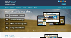 Desktop Screenshot of mayareklam.com